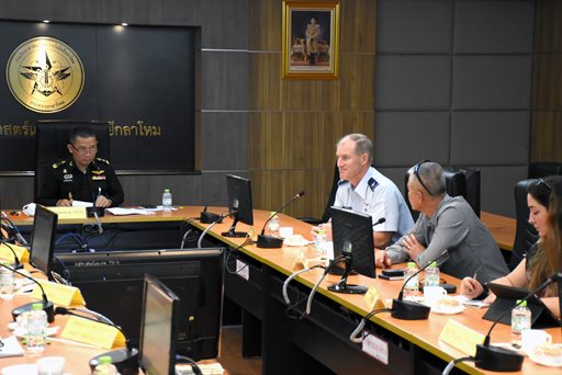 ๒๑ มี.ค.๖๖ จก.วท.กห. ประชุมแนวทางความร่วมมือด้านการวิจัยและพัฒนา ระหว่าง วท.กห. กับ กห.สรอ. ประจำปี พ.ศ. ๒๕๖๖