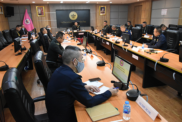 ๒๔ ก.ค.๖๓ พล.ท.คงชีพ ตันตระวาณิชย์ จก.วท.กห. ประธานการประชุมวางแผนการดำเนินงานด้านหุ่นยนต์ฯ