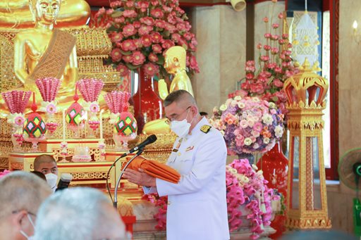 ๓ พ.ย.๖๕ จก.วท.กห. และข้าราชการ วท.กห. ร่วมพิธีถวายผ้าพระกฐิน กห.
