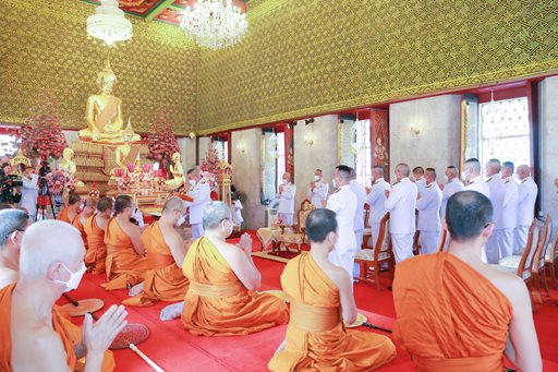 ๓ พ.ย.๖๕ จก.วท.กห. และข้าราชการ วท.กห. ร่วมพิธีถวายผ้าพระกฐิน กห.