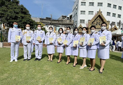 ๓ พ.ย.๖๕ จก.วท.กห. และข้าราชการ วท.กห. ร่วมพิธีถวายผ้าพระกฐิน กห.