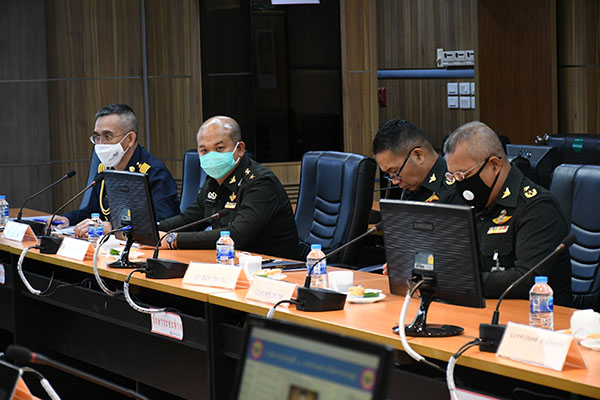 ๔ ส.ค.๖๓ พล.ท.คงชีพ ตันตระวาณิชย์ จก.วท.กห. ประธานประชุมหารือเกี่ยวกับงานด้านการวิจัยกับจุฬาลงกรณ์ฯ