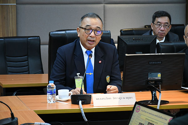 ๔ ส.ค.๖๓ พล.ท.คงชีพ ตันตระวาณิชย์ จก.วท.กห. ประธานประชุมหารือเกี่ยวกับงานด้านการวิจัยกับจุฬาลงกรณ์ฯ