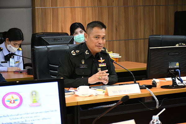 ๔ ส.ค.๖๓ พล.ท.คงชีพ ตันตระวาณิชย์ จก.วท.กห. ประธานประชุมหารือเกี่ยวกับงานด้านการวิจัยกับจุฬาลงกรณ์ฯ