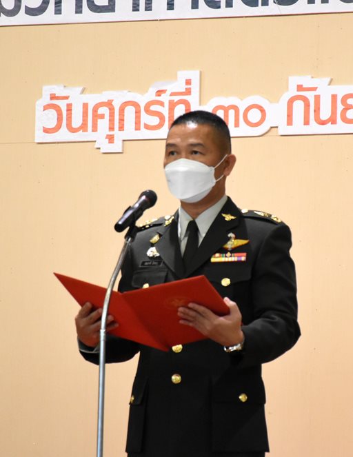 ๓๐ ก.ย.๖๕ พิธีรับ - ส่งหน้าที่ และมอบการบังคับบัญชา จก.วท.กห.