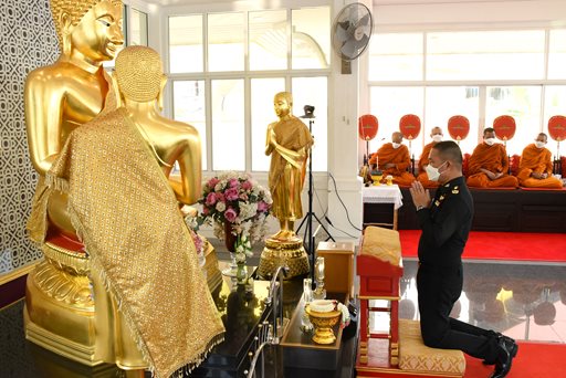 ๒๗ เม.ย.๖๖ จก.วท.กห. และกำลังพล วท.กห. ร่วมกิจกรรมพบกันวันพระ พบพระ พบธรรม