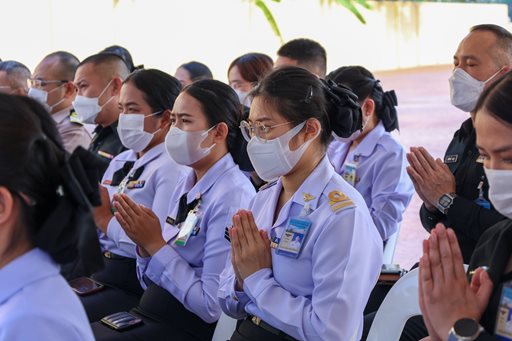 ๒๗ เม.ย.๖๖ จก.วท.กห. และกำลังพล วท.กห. ร่วมกิจกรรมพบกันวันพระ พบพระ พบธรรม