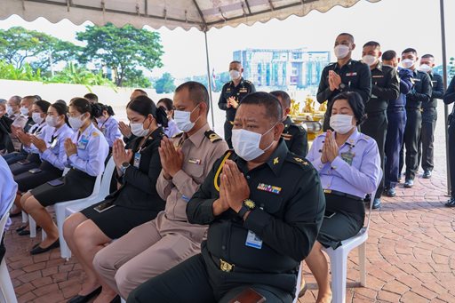 ๒๗ เม.ย.๖๖ จก.วท.กห. และกำลังพล วท.กห. ร่วมกิจกรรมพบกันวันพระ พบพระ พบธรรม