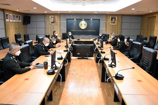 ๑๙ ก.ย.๖๕ จก.วท.กห. ต้อนรับ คณะนักวิจัยจาก ทบ. เข้าร่วมหารือเรื่องงานวิจัยภายใต้มูลนิธิวิทยาศาสตร์และเทคโนโลยีกลาโหม