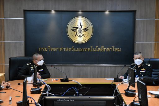 ๑๙ ก.ย.๖๕ จก.วท.กห. ต้อนรับ คณะนักวิจัยจาก ทบ. เข้าร่วมหารือเรื่องงานวิจัยภายใต้มูลนิธิวิทยาศาสตร์และเทคโนโลยีกลาโหม