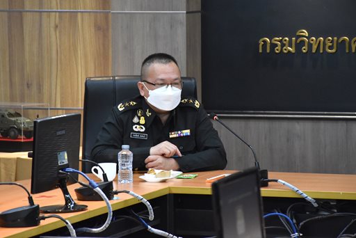 ๑๙ ก.ย.๖๕ จก.วท.กห. ต้อนรับ คณะนักวิจัยจาก ทบ. เข้าร่วมหารือเรื่องงานวิจัยภายใต้มูลนิธิวิทยาศาสตร์และเทคโนโลยีกลาโหม