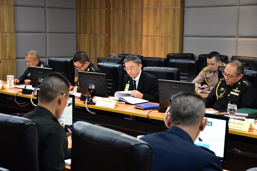 ๒๘ พ.ค.๖๒ การประชุมคณะอนุกรรมการวัดผลและประเมินผลโครงการวิจัยและพัฒนาวิทยาศาสตร์และเทคโนโลยีการทหาร กระทรวงกลาโหม