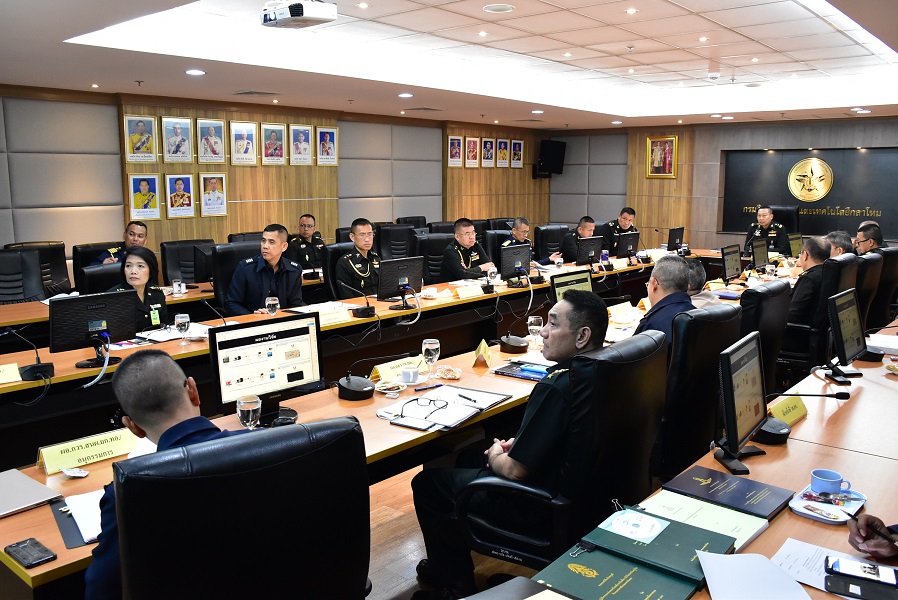 ๒๘ พ.ค.๖๒ การประชุมคณะอนุกรรมการวัดผลและประเมินผลโครงการวิจัยและพัฒนาวิทยาศาสตร์และเทคโนโลยีการทหาร กระทรวงกลาโหม