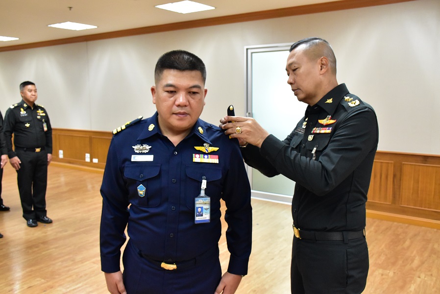 ๒๙ เม.ย.๖๒ พิธีประดับเครื่องหมายยศนายทหารสัญญาบัตร