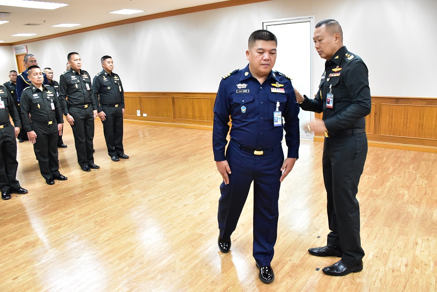 ๒๙ เม.ย.๖๒ พิธีประดับเครื่องหมายยศนายทหารสัญญาบัตร