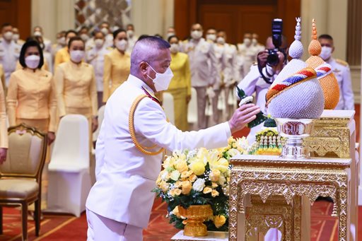 ๒๗ ก.ค.๖๕ จก.วท.กห. ร่วมพิธีถวายพระพรชัยมงคล วันเฉลิมพระชนมพรรษา ๗๐ พรรษา