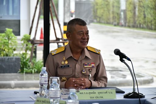 ๑๘ ต.ค.๖๖ รอง ปล.กห.(๔) ตรวจเยี่ยมและรับฟังบรรยายสรุปการบริหารจัดการอาคารที่พักสวัสดิการ สป.(พื้นที่ บางจาก)