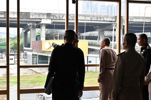 ๑๘ ต.ค.๖๖ รอง ปล.กห.(๔) ตรวจเยี่ยมและรับฟังบรรยายสรุปการบริหารจัดการอาคารที่พักสวัสดิการ สป.(พื้นที่ บางจาก)