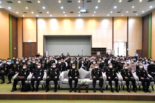 ๑๔ มี.ค.๖๖ การบรรยายพิเศษ เรื่อง ระบบมาตรฐานกำหนดตำแหน่ง ของ สป.