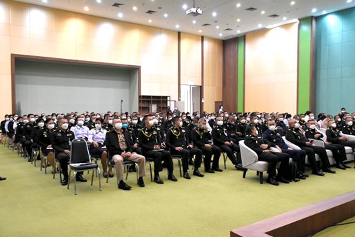 ๑๔ มี.ค.๖๖ การบรรยายพิเศษ เรื่อง ระบบมาตรฐานกำหนดตำแหน่ง ของ สป.