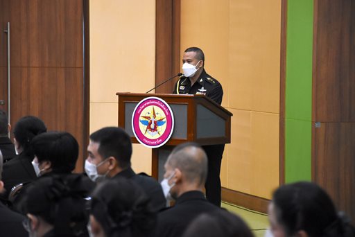 ๑๔ มี.ค.๖๖ การบรรยายพิเศษ เรื่อง ระบบมาตรฐานกำหนดตำแหน่ง ของ สป.