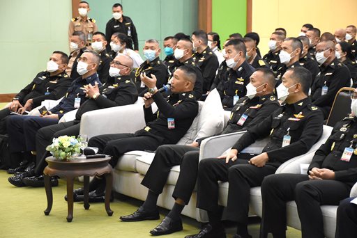 ๑๔ มี.ค.๖๖ การบรรยายพิเศษ เรื่อง ระบบมาตรฐานกำหนดตำแหน่ง ของ สป.
