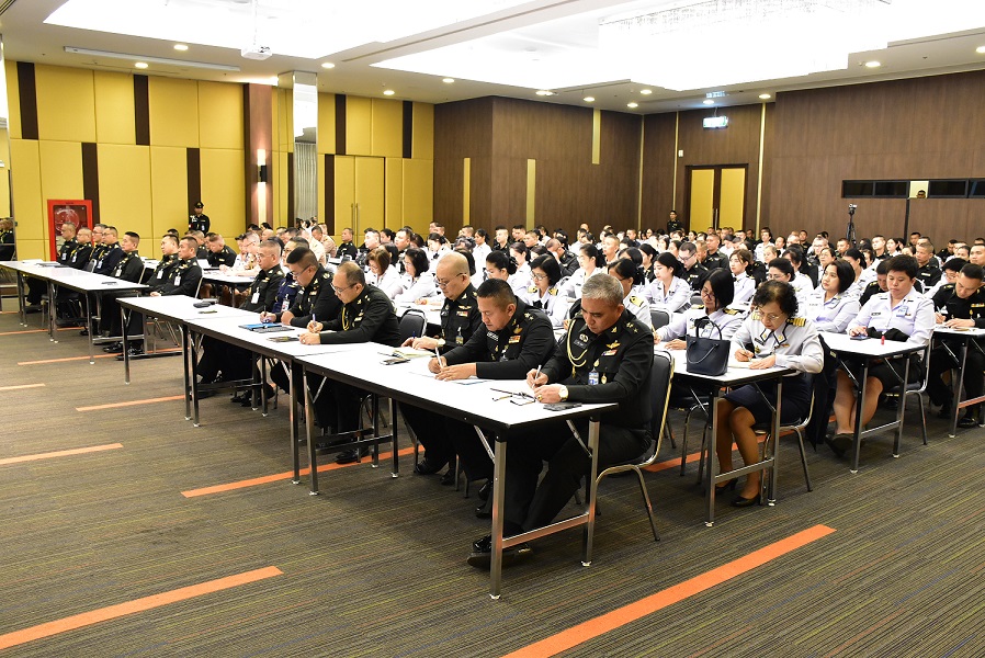 ๔ เม.ย.๖๒ การจัดงานพบปะกำลังพลของ วท.กห. และรับมอบนโยบายจาก จก.วท.กห.