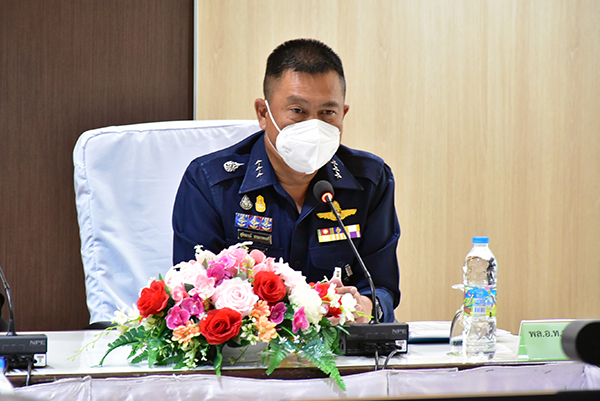 ๑๑ พ.ย.๖๔ จก.วท.กห.และคณะ เดินทางไป ศูนย์วิจัยพัฒนาวิทยาศาสตร์เทคโนโลยีการบินและอวกาศกองทัพอากาศ (ศวอ.ทอ.) หารือเรื่องงานวิจัย