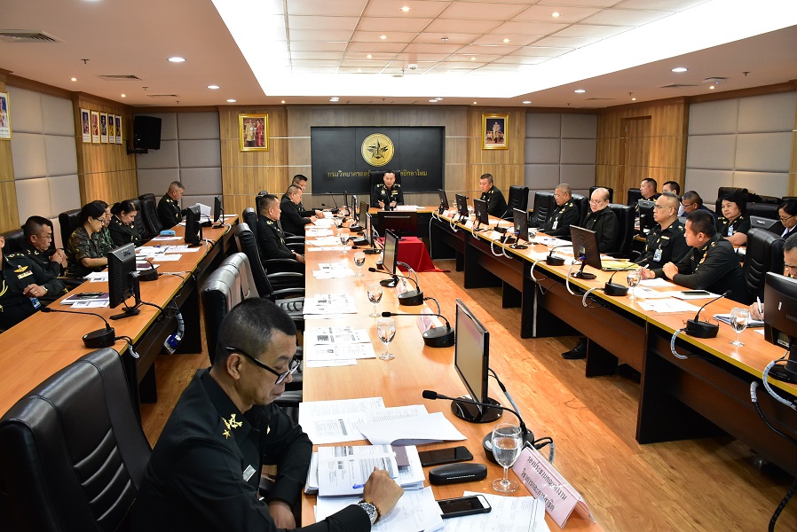 ๑๘ ก.ค.๖๒ การประชุมชี้แจงความก้าวหน้าในการจัดงานสาธิตและทดลองเทคโนโลยีทางทหาร ประจำปี 2562 (Crimson Viper 2019 : CV19)