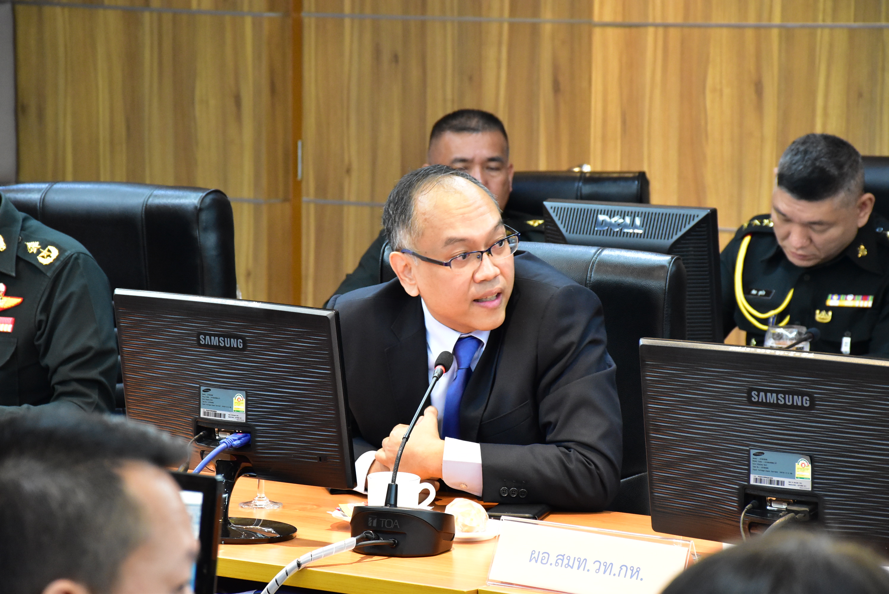 ๑๔ ส.ค.๖๒ การประชุมคณะอนุกรรมการบริหารงานวิจัยและพัฒนา วิทยาศาสตร์และเทคโนโลยีการทหาร กระทรวงกลาโหม (อกวท.กห.บริหาร) ครั้งที่ 3/2562
