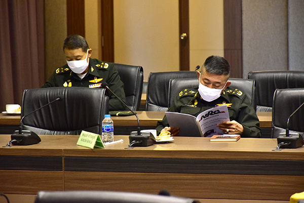 ๒๖ ส.ค.๖๔ การประชุมคณะกรรมการมาตรฐานยุทโธปกรณ์กระทรวงกลาโหม (กมย.กห.) ครั้งที่ ๓/๖๔