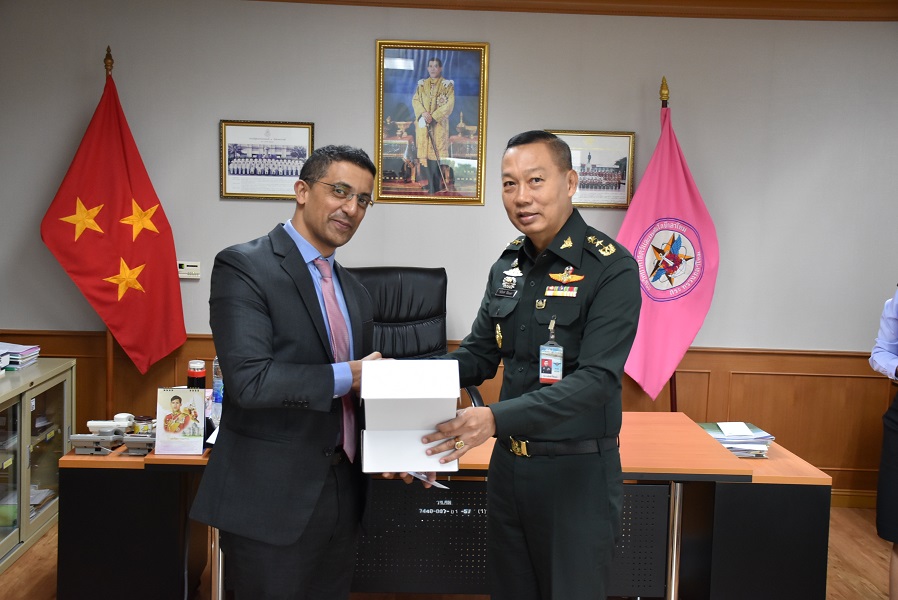 ๒ ก.ค.๖๒ การเข้าเยี่ยมคำนับของ Mr.Alon Yehoshua ผู้ช่วยทูตทหารอิสราเอลประจำประเทศไทย