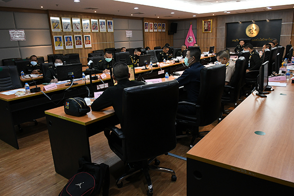 ๓ ส.ค.๖๓ พล.ท.คงชีพ ตันตระวาณิชย์ จก.วท.กห. ประธานการประชุมคณะอนุกรรมการบริหารงานวิจัยฯ