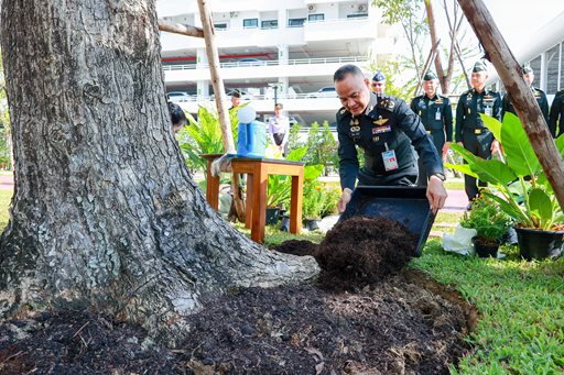 ๒๑ พ.ย.๖๖ จก.วท.กห. ร่วมพิธีเปิดสวนเฉลิมพระเกียรติ สมเด็จพระอริยวงศาคตญาณ สมเด็จพระสังฆราชฯ
