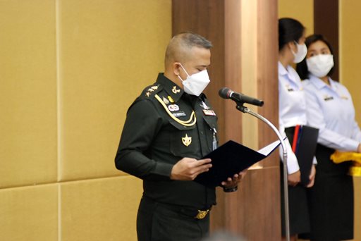 ๒๑ ก.ย.๖๖ พิธีประกาศเกียรติคุณข้าราชการ ลูกจ้าง ที่ครบกำหนดเกษียณอายุราชการ ประจำปีงบประมาณ พ.ศ.๒๕๖๖ และข้าราชการที่ลาออกจากราชการตามมติ กขท. ประจำปีงบประมาณ พ.ศ.๒๕๖๗