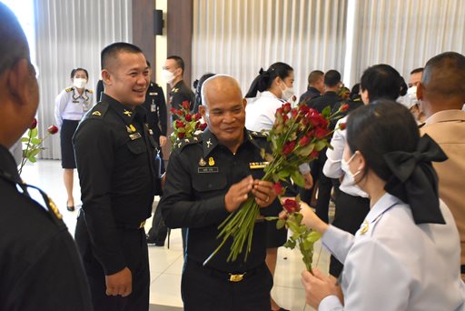 ๒๑ ก.ย.๖๖ พิธีประกาศเกียรติคุณข้าราชการ ลูกจ้าง ที่ครบกำหนดเกษียณอายุราชการ ประจำปีงบประมาณ พ.ศ.๒๕๖๖ และข้าราชการที่ลาออกจากราชการตามมติ กขท. ประจำปีงบประมาณ พ.ศ.๒๕๖๗