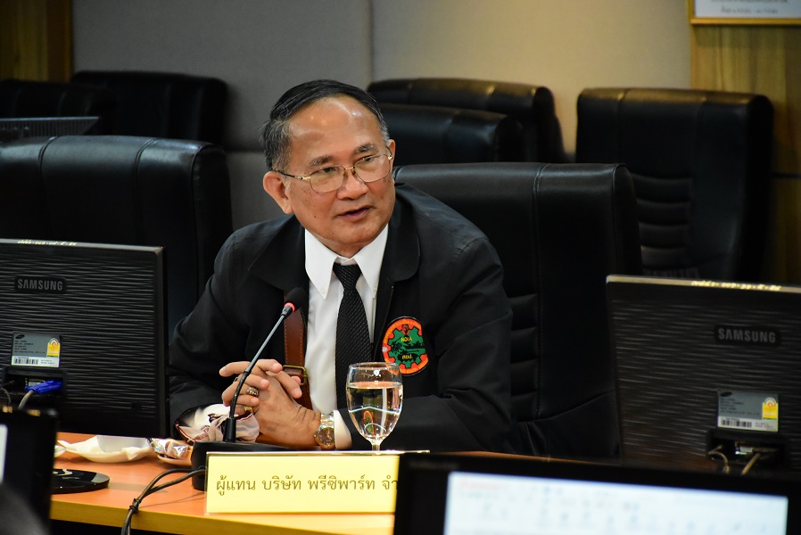 ๒๙ พ.ค.๖๒ การประชุมหารือแนวทางการวิจัยสารเคมีดับเพลิงจากเครื่องยิงของกองทัพ
