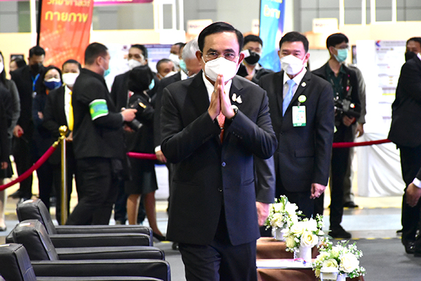 ๑๑ พ.ย.๖๔ จก.วท.กห. ร่วมในพิธีเปิดงานมหกรรมวิทยาศาสตร์และเทคโนโลยีแห่งชาติ ประจำปี ๒๕๖๔