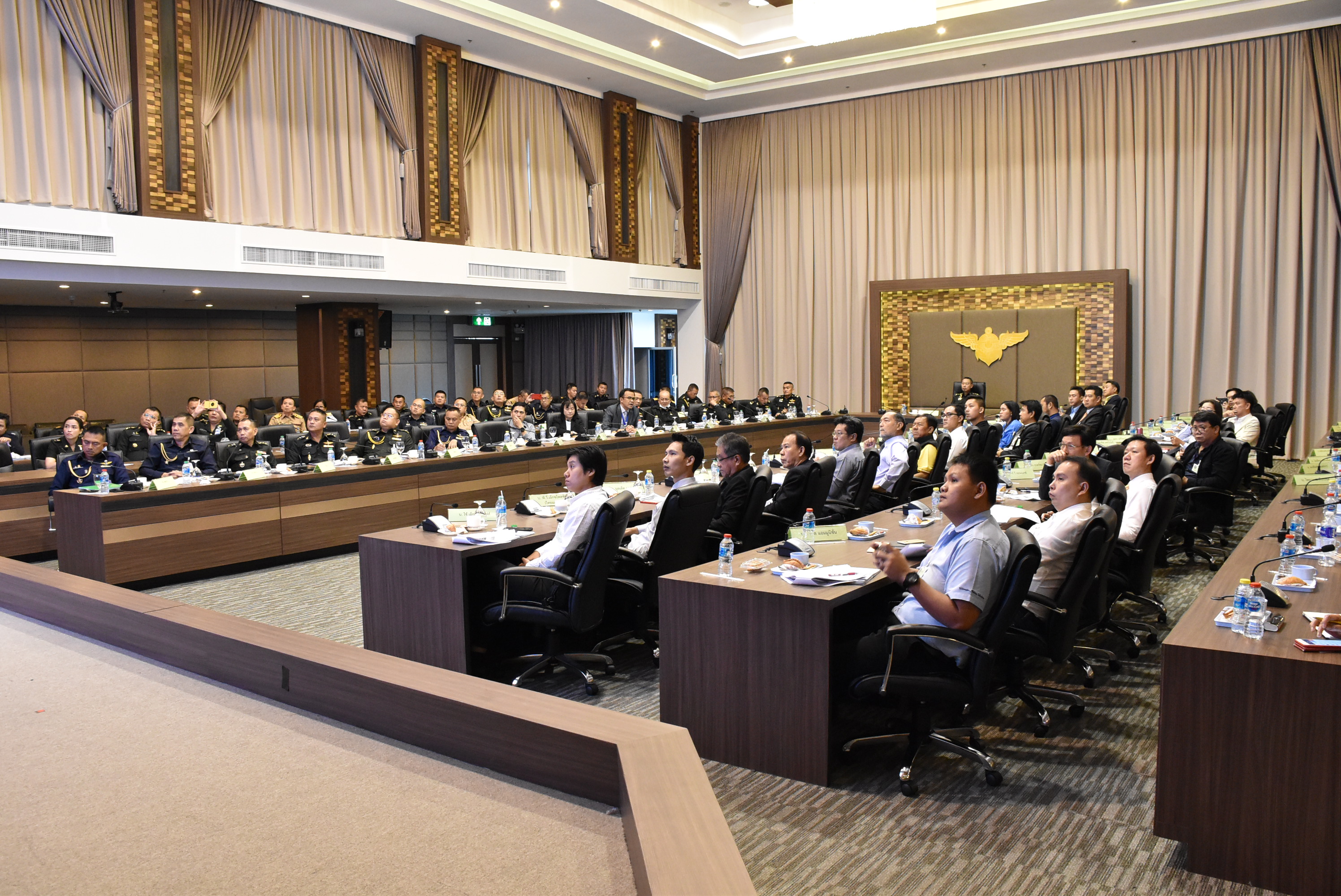 ๑๙ ส.ค.๖๒ การประชุมแนวทางและขอบเขตการรับรองมาตรฐานทางทหาร เพื่อสนับสนุนและส่งเสริมอุตสาหกรรมป้องกันประเทศของภาคเอกชนไทย