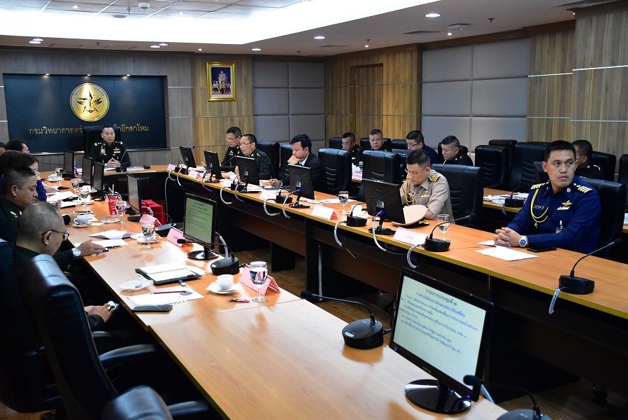 ๑๓ มิ.ย.๖๒การประชุมคณะกรรมการขับเคลื่อนการบูรณาการการวิจัยเสื้อเกราะกันกระสุน ครั้งที่ ๒/๒๕๖๒