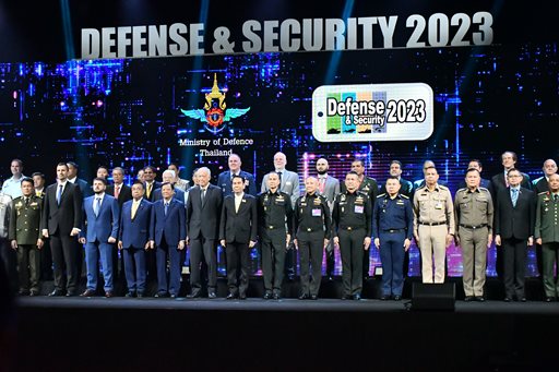 ๖ พ.ย.๖๖ จก.วท.กห. ร่วมพิธีเปิดงาน Defense and Security 2023 และ รมว.กห. เยี่ยมชม บูธ กห.