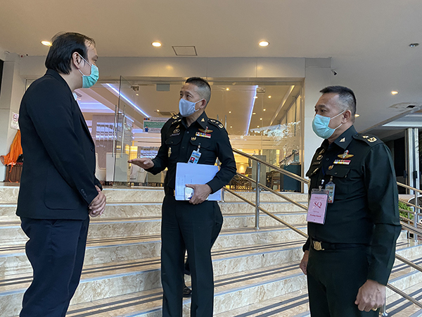 ๙ มิ.ย.๖๓ พล.ท.คงชีพ ตันตระวาณิชย์ จก.วท.กห. ตรวจเยี่ยม State Quarantine