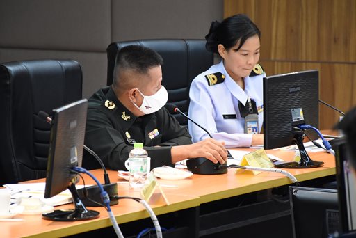 ๒ พ.ค.๖๖ จก.วท.กห. หารือการดำเนินความร่วมมือร่วมกับผู้แทน USINDOPACOM