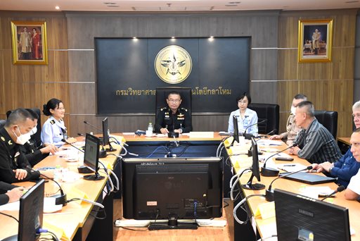 ๒ พ.ค.๖๖ จก.วท.กห. หารือการดำเนินความร่วมมือร่วมกับผู้แทน USINDOPACOM