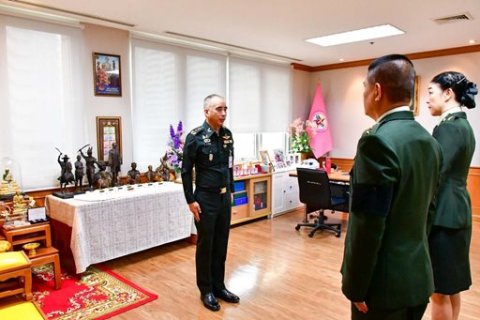 ๒๖ ม.ค.๖๙ พิธีรายงานตัวเข้า - ออก