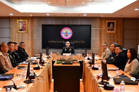๒๗ เม.ย.๖๙ ประชุมหารือแนวทางความร่วมมือการดำเนินงานวิจัยและพัฒนา และงานนวัตกรรม ตามรูปแบบไตรภาคีเพื่อขับเคลื่อนนวัตกรรมและเศรษฐกิจ (Triple Helix)