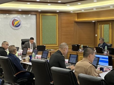 ๑๒ พ.ค.๖๙ ประชุมคณะอนุกรรมการกลั่นกรอง ติดตามการวิจัยและพัฒนากิจการอุตสาหกรรมป้องกันประเทศ และการดำเนินงานกิจการทั่วไป ครั้งที่ ๕/๒๕๖๙
