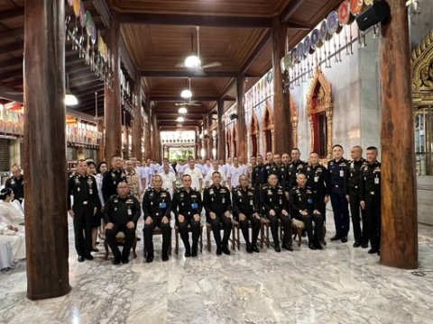 ๒๖ พ.ค.๖๙ จก.วท.กห. ร่วมพิธีปลงผมนาค ในกิจกรรมอุปสมบทหมู่เทิดทูนสถาบันพระมหากษัตริย์ เพื่อเฉลิมพระเกียรติและถวายเป็นพระราชกุศลแด่สมเด็จพระนางเจ้าสุทิดา พระบรมราชินี เนื่องในโอกาสมหามงคลเฉลิมพระชนมพรรษา ๔ รอบ วันที่ ๓ มิถุนายน ๒๕๖๙