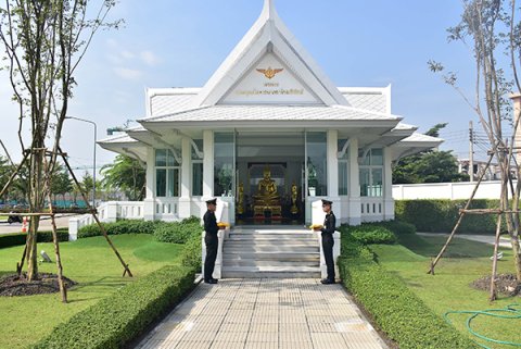 ๒ ต.ค.๖๒ จก.วท.กห. สักการะพระพุทธไตรเสนากลาโหมพิทักษ์
