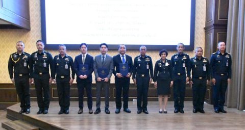 ๖ พ.ค.๖๘ พิธีมอบใบประกาศการรับรองมาตรฐานยุทโธปกรณ์ของ กห.